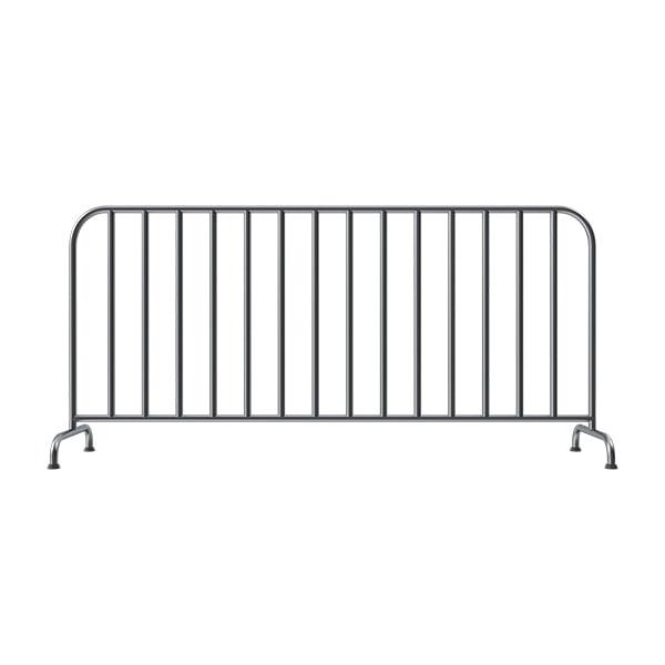 crowd control barricades are made of high-quality, durable materials such as steel and plastic